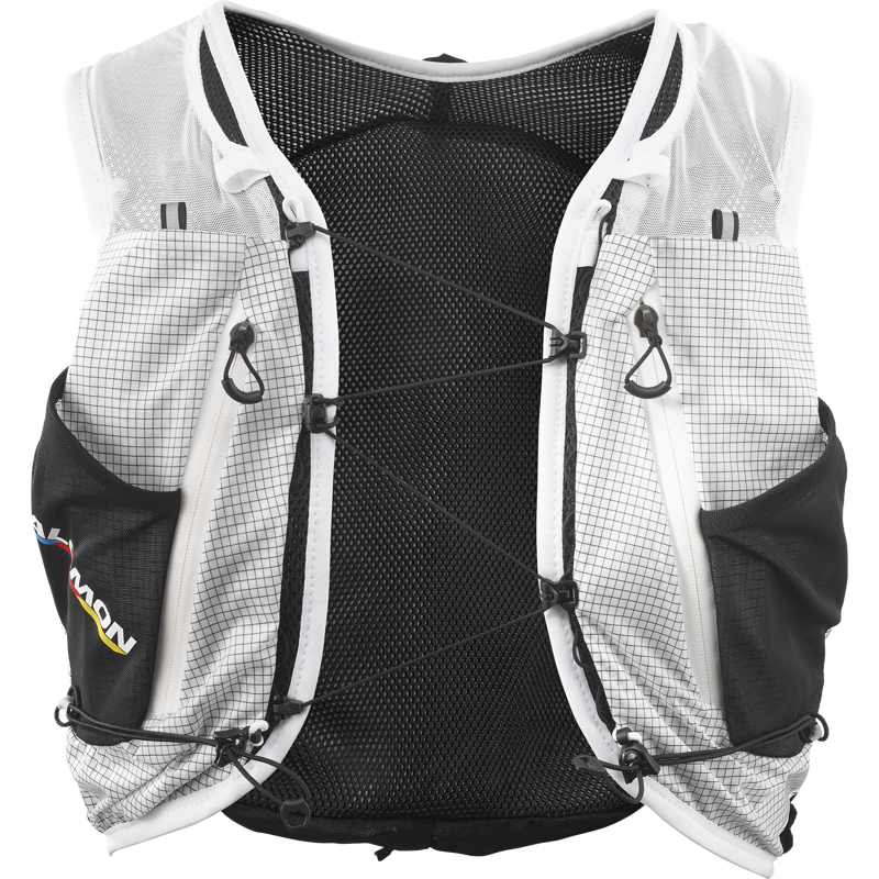 Salomon ADV Skin Cross Season Race Flag Unisex Running Pack in White/Black-1